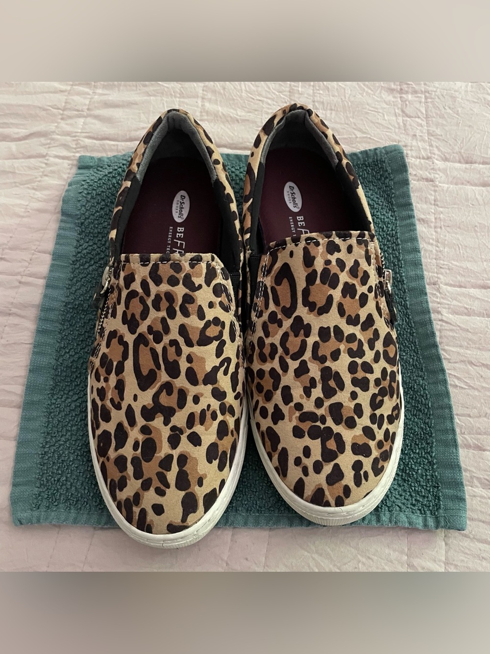 Dr Scholls Leopard Print Slip On Sneakers